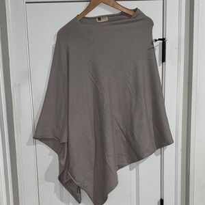 Chic Taupe Women's Poncho